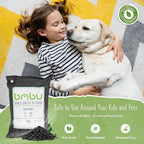 1000g Large Bamboo Charcoal Air Purifier Bag - Car Deodorizer Freshener - Remove Odor and Control Moisture in Your RV, Camper, SUV, Truck, Closet, Mobile Home, Storage - Non fragrant 1kg