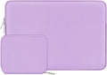 MOSISO Laptop Case 13.3 inch, 13-13.3 inch Laptop Sleeve Bag Compatible with MacBook Air/Pro 13 / Pro 14, HP Dell ASUS Lenovo Notebook, Neoprene Computer Sleeve Bag with Small Case, Purple