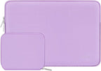 MOSISO Laptop Case 13.3 inch, 13-13.3 inch Laptop Sleeve Bag Compatible with MacBook Air/Pro 13 / Pro 14, HP Dell ASUS Lenovo Notebook, Neoprene Computer Sleeve Bag with Small Case, Purple