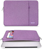 MOSISO Laptop Case 13 inch, 13 inch Laptop Sleeve Compatible with MacBook Air M4 M3 M2 M1 2025-2018 / Pro M2 M1 2025-2016, Polyester Vertical Computer Sleeve Bag with Pocket, Light Violet