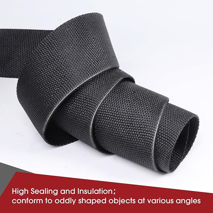 Heat Shrink Wire Loom 2:1 Shrinkable Braided Cable Sleeve 1 Inch ID-46ft Abrasion Protection Flexibility Fabric Wiring Harness Cover Sheath