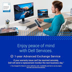 Dell S2722QC Monitor - 27 inch 4K USB-C , UHD (3840 x 2160) Display, 60Hz Refresh Rate, 8MS Grey-to-Grey Response Time, Built-in Dual 3W Speakers, 1.07 Billion Colors - Platinum Silver