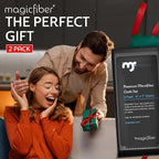MagicFiber Microfiber Cleaning Cloths, 2 Pack - Premium Cloth for Glasses, Lens, Screens & More