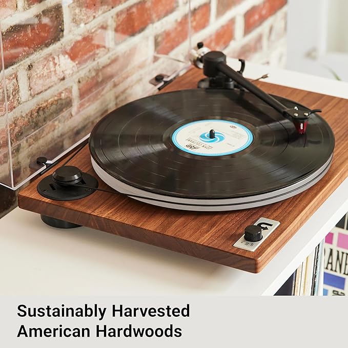 U-Turn Audio - Orbit Plus (Gen 2) Turntable with Built-in Preamp, Walnut