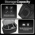 Tamrac Jazz 45 v2.0 Camera Bag for Photographers, Camera Case for Photography Accessories, Shoulder Bag for DSLR and Mirrorless Cameras, Crossbody Camera Bag, Travel Camera Carrying Case – Black