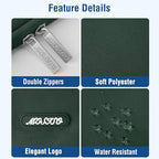 MOSISO Laptop Case 13 inch, 13 inch Laptop Sleeve Compatible with MacBook Air M4 M3 M2 M1 2025-2018 / Pro M2 M1 2025-2016, Polyester Vertical Computer Sleeve Bag with Pocket, Midnight Green