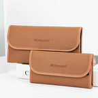 PROfezzion 4-Pocket Foldout Filter Pouch for 82mm Camera Lens Round Filter, Shock Resistant & Anti Scratch Photography Filter Case, Filter Carry Case with Microfiber Cleaning Cloth
