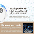 Ultrasonic Pest Repeller Mice Repellent Indoor Pest Repellent Ultrasonic Plug in, Mouse Deterrent, Pest Control for Spiders, Roaches, Insects (6 Pack)