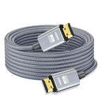 LEADSTAR HDMI Cable 4K 60 ft Fiber Optic, 4K 60Hz 18Gbps High Speed HDMI 2.0 Cord Braided | Ultra HD, HDR10, 1080p, eARC, 3D, HDCP 2.2 | for Xbox, PS5, TV, Laptop, Monitor