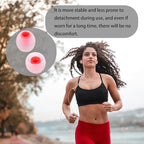 Silicone Earbud Tips - Fit Most In-Ear Earbuds (Inner Hole 3.8mm -5.1mm) - 9 Pairs S M L