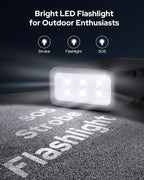 Apowking Power Bank with AC Outlet,65W Portable Laptop Battery Bank Fast Charging,88.8Wh/24000mah Power Station for Outdoor Camping PowerBank Travel Home Power Backup