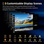 osee Mega 15S 15inch 1500 Nits Higher Bright Pro HDR Field Production Monitor Camera Assist Monitor with Battery Plate C-Stand Cheese Plate and Portable Hooded Case