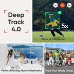Insta360 Flow 2 Pro Creator Bundle Grey - Foldable AI Phone Gimbal, Apple DockKit, 360º Pan Tracking, Free Tilt Mode, Built-in Tripod/Selfie Stick, Portable Vlog/Travel Stabilizer, Spotlight, MagSafe