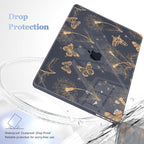 for MacBook Pro 16 inch Case 2019 2020 Release Model A2141, Plastic Hard Shell Cover with Keyboard Cover for MacBook Pro 16 inch with Touch Bar & Touch ID - Butterflies
