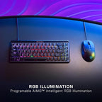 Turtle Beach Pure SEL - Ultra-Light Ergonomic RGB Gaming Mouse, 8K DPI Optical Sensor, Mechanical Switches, Pretension System, Pure PTFE Glides, RGB Illumination – Black