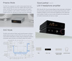 Topping E30II lite DAC Preamp - AK4493S Hi-Res XMOS XU208 DAC 32Bit/768kHz DSD512 DSD Direct Mode for USB/Coax/Opt Inputs RCA HiFi Stereo Digital Audio Decoder(Silver)
