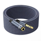 1/4" Male to Female Stereo Headphone Extension Cable - 30ft Quarter Inch Guitar Cable