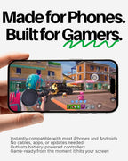 PuK Mobile Gaming Thumbstick - Magnetic Joystick for Phone with Thumbsleeve and Protective Lid - Zero Delay, Mobile Touch Screen Controller for iOS and Android Devices - Phone Joystick for Gaming