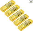 INLAND Micro Center SuperSpeed 128GB 5-Pack Ultra Flash Drive USB 3.0/USB 3.1 Gen1 Memory Stick with Keychain Thumb Drive Photo Stick Jump Drive