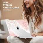 for MacBook Pro 16 inch Case 2019 2020 Release Model A2141, Plastic Hard Shell Cover with Keyboard Cover for MacBook Pro 16 inch with Touch Bar & Touch ID - Watercolor Floral