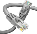 GEARit Cat 6 Ethernet Cable (1-Pack 50 Feet) Cat6 Network Patch, 10Gbps, RJ45, Snagless Cord, Gold-Plated Connectors, Internet for PC, TV, Tablet, Router, Printer, Servers, IT Data Center - Gray