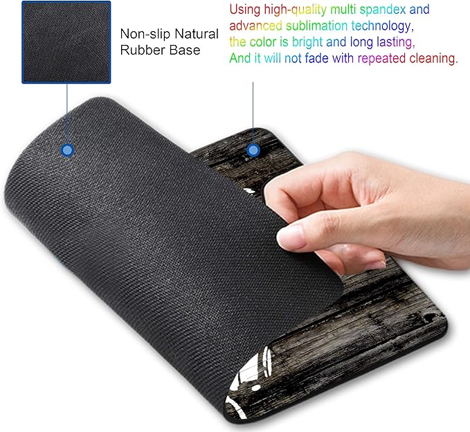 Retro Anime Mousepad Computer Mouse pad with Design Personalized Mouse pad for Laptop Computer Office Decoration Accessories Gift