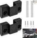 2 Pack Dust Cover Hinge Set Replacement Part for Turntables SL 1200 MKII / 1210 MKII, 1200M3D, MK2, MK3, MK4, M5G, SFUMM02N04, with Screws and Backing Plate