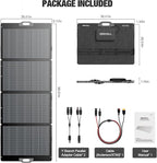 GRECELL Portable Power Station 1000W with Solar Panel 200W,999Wh Solar Generator with Panels Included, 60W USB-C PD Output, 110V Lithium Battery Pack Kit for Outdoor Camping Travel Home (Peak 2000W)