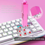 KEMOVE P10 2-in-1 Switch Puller Keycap Puller for Mechanical Keyboard, 304 Stainless Steel Key Switch Keycap Puller, Easily Remove and Replace Gaming Keyboard Switches and keycaps