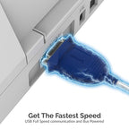 SABRENT USB 2.0 to Serial (9 Pin) DB 9 RS 232 Converter Cable, Prolific Chipset, Hexnuts, [Windows 10/8.1/8/7/VISTA/XP, Mac OS X 10.6 and Above] 6 Feet (CB-9P6F)