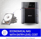 BUFFALO TeraStation Essentials 4-Bay Value-Focused Desktop NAS 32TB (4x8TB) with Hard Drives Included