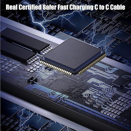 3-Pack Black [3.3FT+3.3FT+6.6FT] 60W USB C to USB C Cable, Type C Fast Charging Cable for iPhone 16 15 Pro Plus Pro Max，for Galaxy S24 S23, for iPad Pro/Air, for MacBook Pro/Air and More