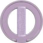 EWA MagOne Ultra Phone Grip Stand with Replaceable Elastic Finger Loop, Removable Magnetic Ring Holder Kickstand Loop, Accessories for iPhone 16, 15, 14, 13 Pro/Max/Plus (Purple)
