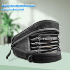 Lightdow Camera Filter Bag - Detachable 8-Slot Lens Carry Case with Belt Loop Pouch - Water-Resistant & Dustproof Design for 37mm-95mm Filters