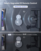 HDMI Switch 5 in 1 Out 4K@60Hz, GANA HDMI Splitter Switcher with Remote, Aluminum HDMI 2.0 Switch Box Hub for 3D, HDCP2.2, HDR, Compatible with Xbox, PS5/4/3,Fire Stick,Roku,Blu-Ray Player, Blue