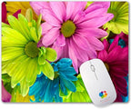 Watercolor Flower Mousepad Computer Mouse pad with Design Personalized Mouse pad for Laptop Computer Office Decoration Accessories Gift