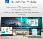 Kensington SD5768T EQ Thunderbolt 4 Docking Station, Dual 4K@60Hz via HDMI/TB4 Ports, 96W Charging, SD/Micro SD Card Slots, Ethernet, Audio, Supports Thunderbolt Share (K35381NA)