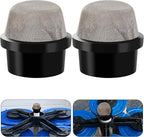 DECOHS 2 Pcs 190106Z Air Bleeder Screen Cap- Stainless Steel Screen Filter Cap Replacement Parts- Air Valve Strainer Cap for Most Pools Filters