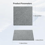 12 Pack Acoustic Panels Self Adhesive Sound Proof Foam, High Density Sound Acoustic Panel, 12X12X0.4 Inch Square Panels in Home, Office, Reccording Room, Studio,and more(Moonlight Grey)