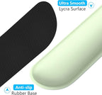 Dapesuom Enlarge Keyboard Wrist Rest, Memory Foam Keyboard Wrist Cushion for Computer Desk Mats Support, Typing Pain Relief Ergonomic Mouse Pad Rests with Non-Slip Base for Gaming, Laptop, Lake Green
