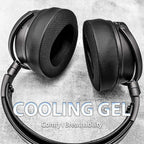 TRANSTEK Replacement Earpads Compatible with Audeze Maxwell Headphones, Maxwell Replacement Ear Cushion, Thickness and Noise Isolation Foam (Cooling Gel Mesh)
