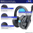 AHG Upgrade Premium Replacement Cloud Stinger Ear Pads Cushions and Headband Cover. Compatible with Kingston HyperX Cloud Stinger Headset. Premium Protein Leather | Extra Thick AHG FlexiSoft Foam