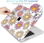 MEEgoodo Case for MacBook Pro 13 inch Case 2022 2021 2020 New A2338 M2/M1 A2251 A2289, Laptop Hard Shell with Keyboard & Camera Cover Compatible with 13 inch MacBook Pro, Abstract Polka Dot