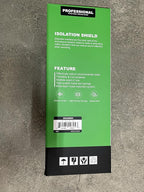 Professional Studio Recording Microphone Isolation Shield, Pop Filter,High density absorbent foam is used to filter vocal. Suitable for Blue Yeti and other condenser microphones (AO-504 With Stand)