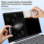 Laptop Cleaning Kit, All in 1 Keyboard Cleaning kit for MacBook iPad iPhone, Compact Keyboard Cleaner with Brush and Spray for Tablet, Airpods, Earbud, Computer Screen, PC Monitor, White