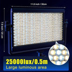 GVM 65W RGB Video Light with Softbox, 1300D LED Video Lighting Kit, 25000lux/0.5m, 360° Full Color Photography Lighting Kit, 3 Packs Led Panel Light for YouTube, Web Conference, Streaming