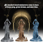 Underdusk: Chaotic Encounters - 64 Unpainted Tabletop Miniatures for D&D, Pathfinder & RPGs | Monster Figures Starter Pack with Stat Blocks