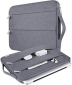 Voova Laptop Sleeve Carrying Case 14 15 Inch Compatible with MacBook Air 15 M2/M3/M4 2022-2025, MacBook Pro 15, Hp Chromebook 14, Waterproof Slim Computer Cover Bag,Grey