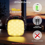 Magnetic Selfie Light for Phone: 5 Led Mode with Mirror Compatible for iPhone & Android - Rechargeable Portable Fill Light for Photography/Video Recording/Conference/Vlog/Makeup (Black)