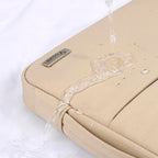 Voova Laptop Sleeve Carrying Case 13 13.6 Inch Compatible with MacBook Air 13 M1/M2/M3/M4, MacBook Pro 13/14, IPad Pro 13, Waterproof Slim Computer Cover Bag, Apricot